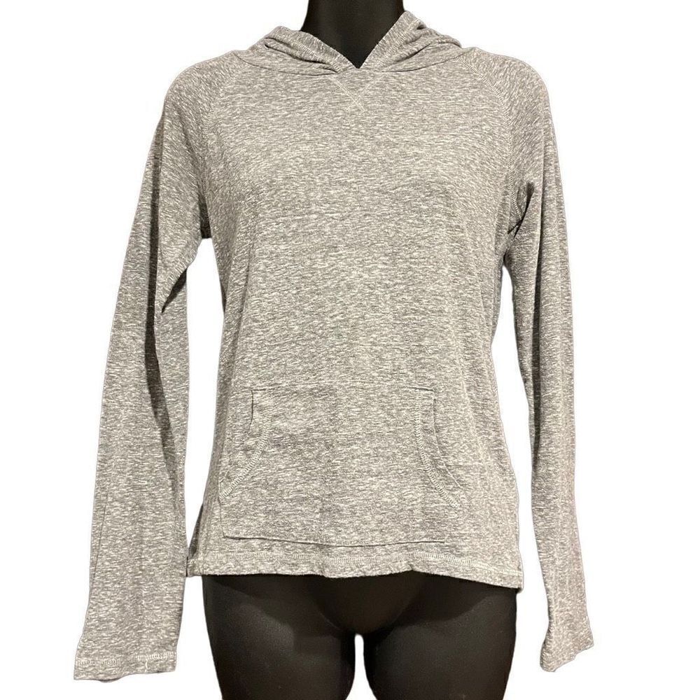 SO Gray Hooded Long Sleeve T-Shirt Hoodie Girl’s Size 16